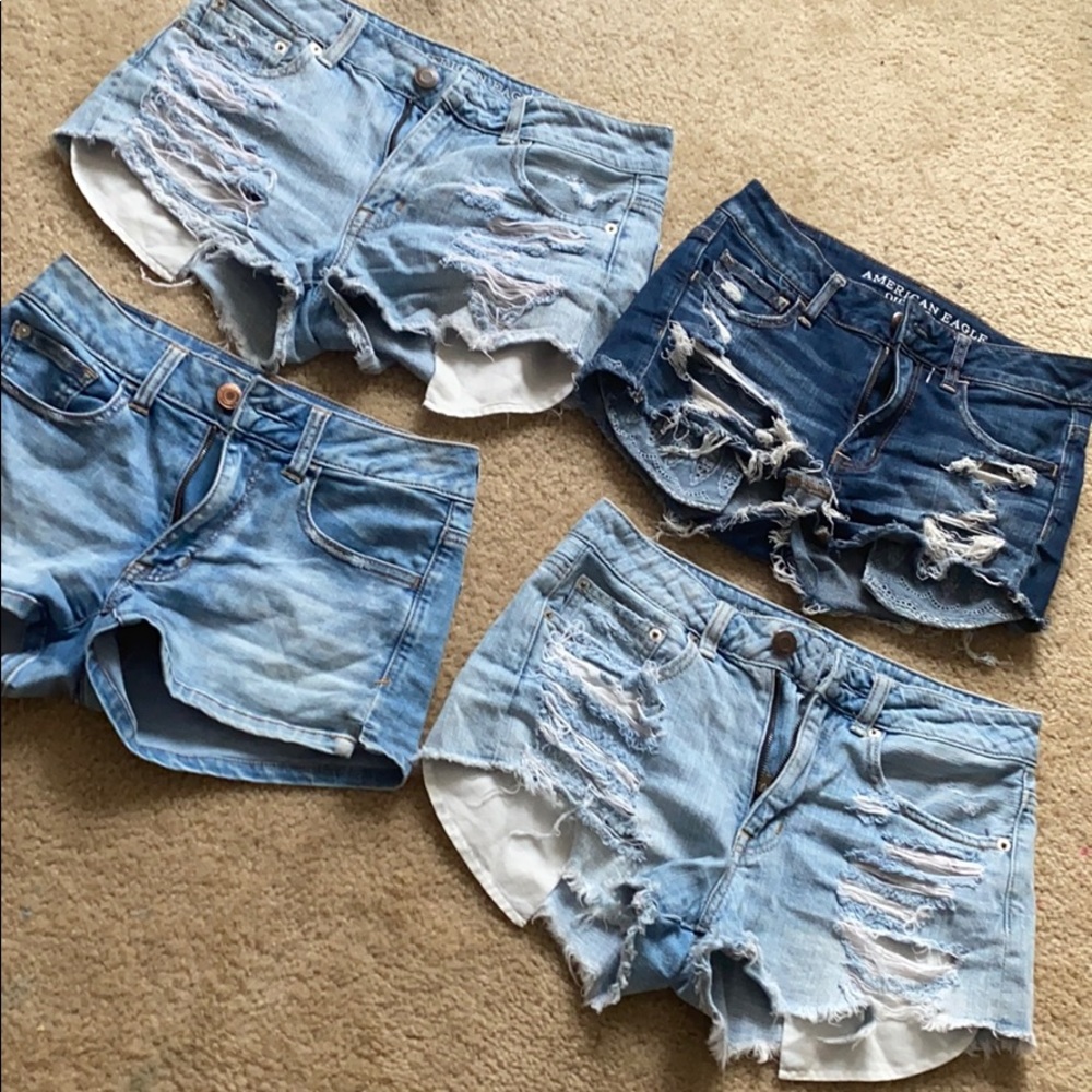 American Eagle Outfitter Denim Short Bundle Size 2